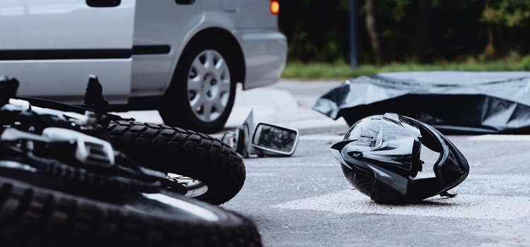 motorcycle accident injury claim in Baldwin Place