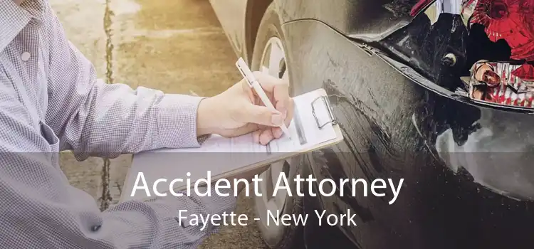 Accident Attorney Fayette - New York