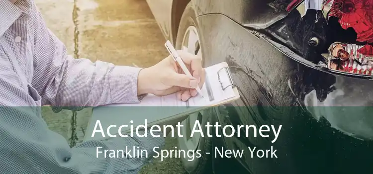 Accident Attorney Franklin Springs - New York