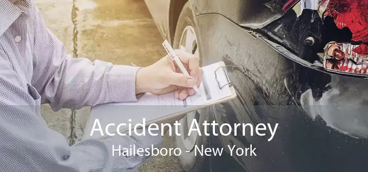 Accident Attorney Hailesboro - New York