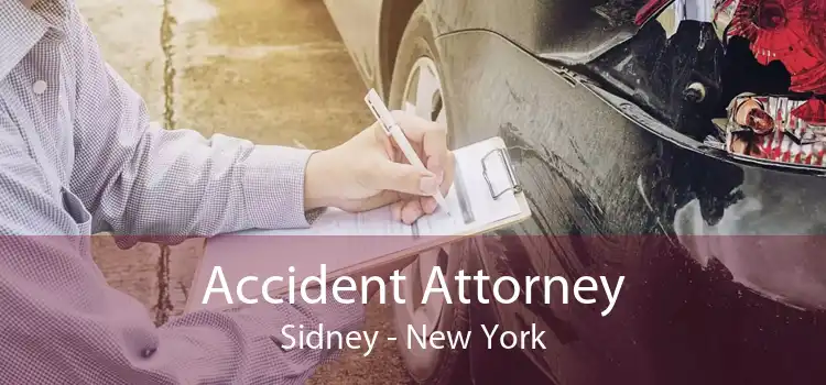 Accident Attorney Sidney - New York