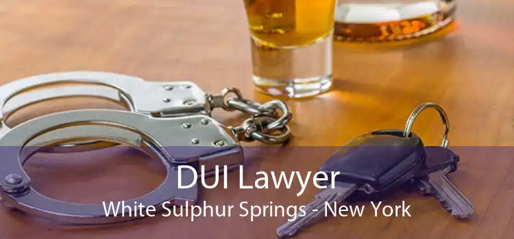 DUI Lawyer White Sulphur Springs - New York