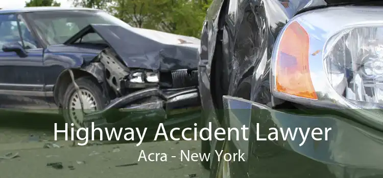 Highway Accident Lawyer Acra - New York