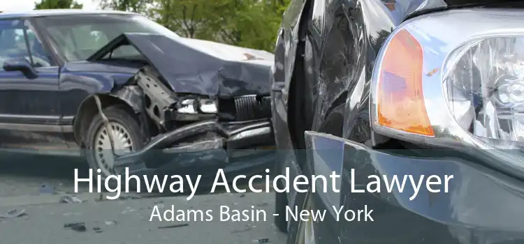 Highway Accident Lawyer Adams Basin - New York