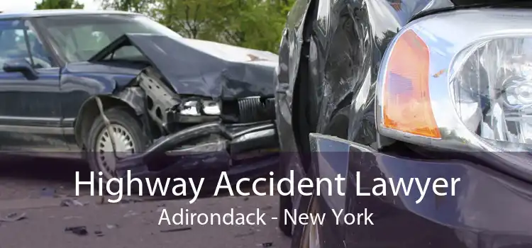 Highway Accident Lawyer Adirondack - New York