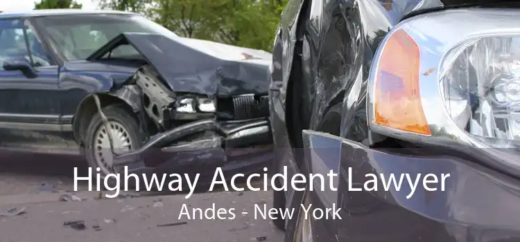 Highway Accident Lawyer Andes - New York