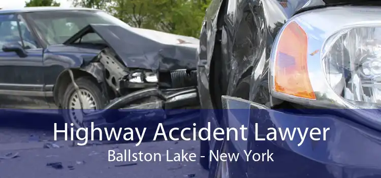 Highway Accident Lawyer Ballston Lake - New York