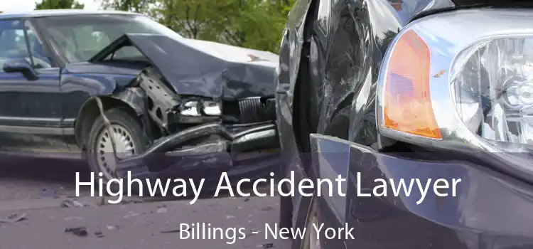 Highway Accident Lawyer Billings - New York