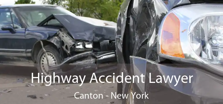 Highway Accident Lawyer Canton - New York