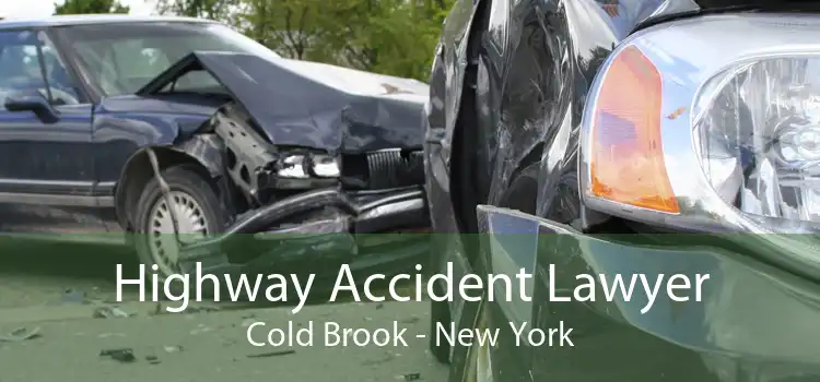Highway Accident Lawyer Cold Brook - New York