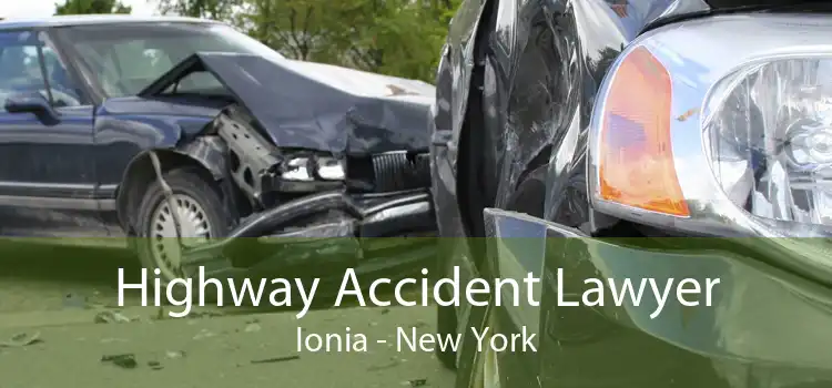 Highway Accident Lawyer Ionia - New York