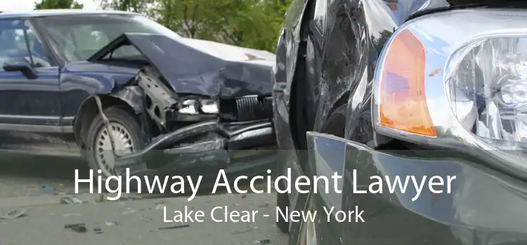 Highway Accident Lawyer Lake Clear - New York