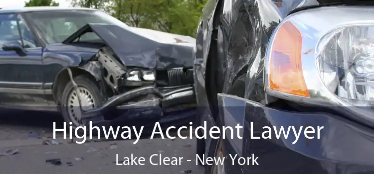 Highway Accident Lawyer Lake Clear - New York