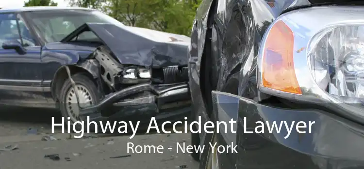 Highway Accident Lawyer Rome - New York