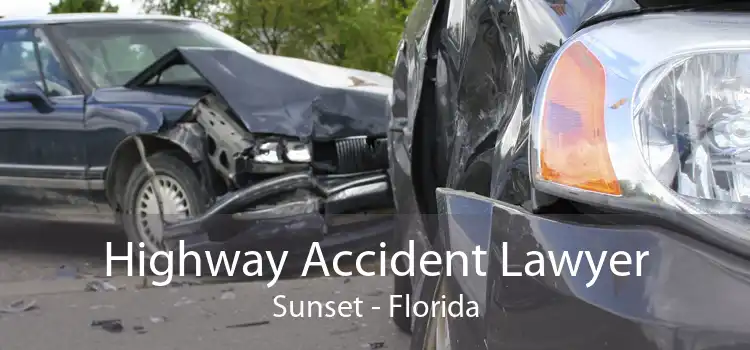 Highway Accident Lawyer Sunset - Florida