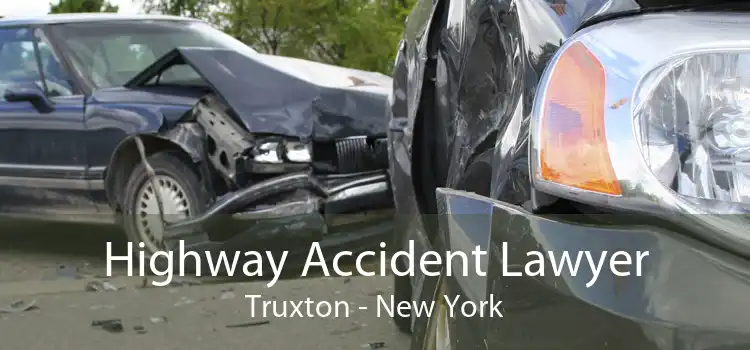 Highway Accident Lawyer Truxton - New York