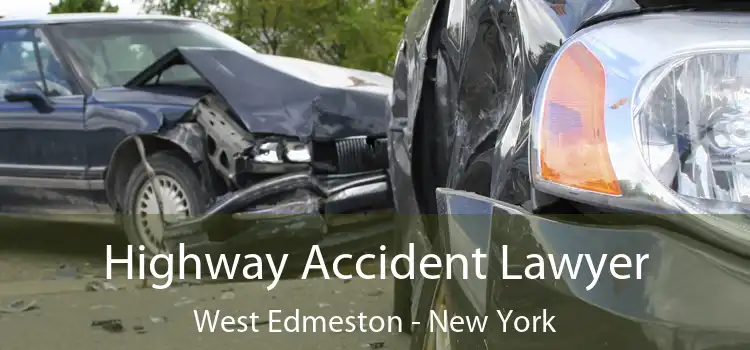 Highway Accident Lawyer West Edmeston - New York