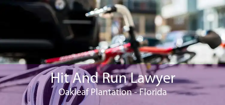 Hit And Run Lawyer Oakleaf Plantation - Florida