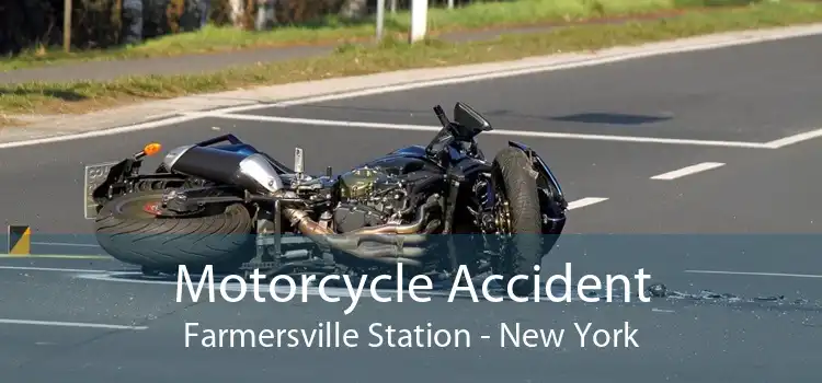 Motorcycle Accident Farmersville Station - New York