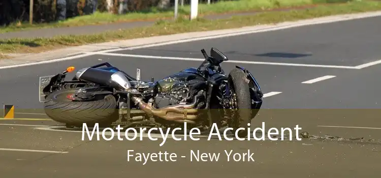 Motorcycle Accident Fayette - New York