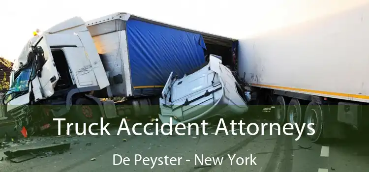 Truck Accident Attorneys De Peyster - New York