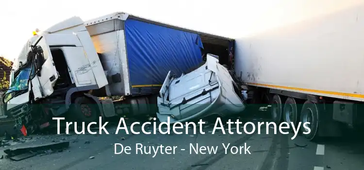 Truck Accident Attorneys De Ruyter - New York