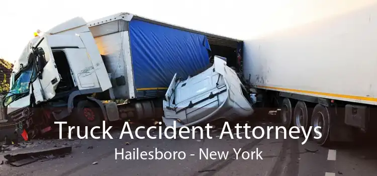 Truck Accident Attorneys Hailesboro - New York