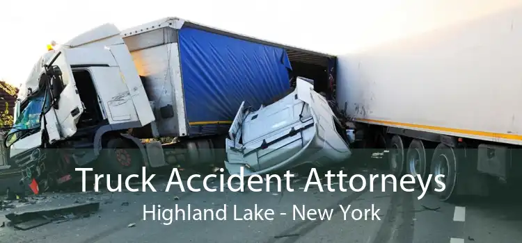Truck Accident Attorneys Highland Lake - New York