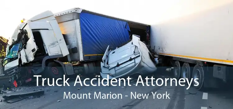 Truck Accident Attorneys Mount Marion - New York