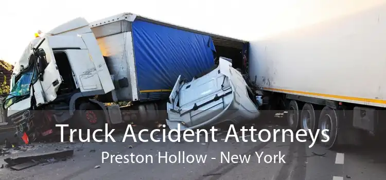 Truck Accident Attorneys Preston Hollow - New York